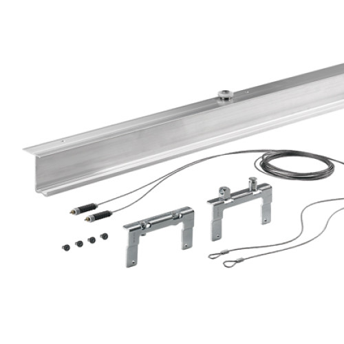 Плінтус кухонний Раувалон 127 алюміній (5м)