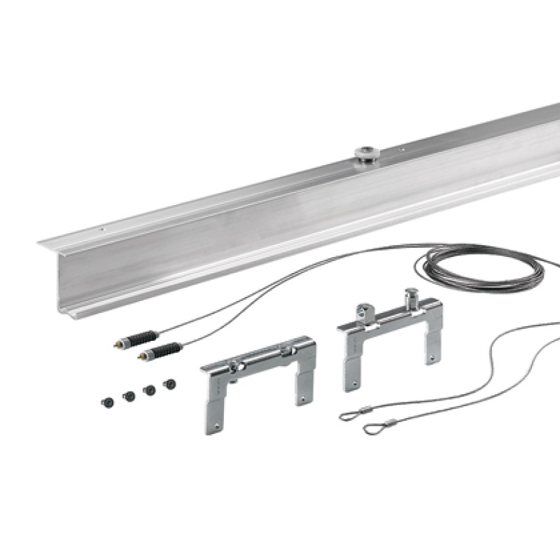 Плінтус кухонний Раувалон 127 алюміній (5м)